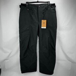 NWT! Fly low Snowman Insulated Black Snow Pants Waterproof Ski Snowboard Sz XL